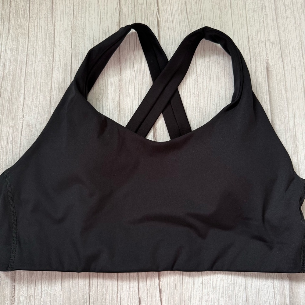 New Balance Black Crisscross Back Sports Bra